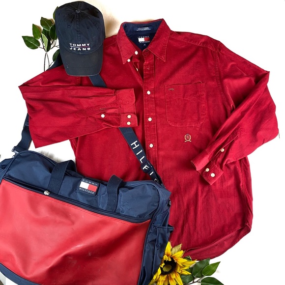 Tommy Hilfiger Other - VTG Tommy Hilfiger Corduroy Button Dress Shirt